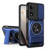 KEYSION Magnetic Phone Case for ZTE nubia Neo 2 5G Slide Camera Protection Upright Kickstand 360° Ring Shockproof Back Cover
