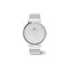 DANIEL WELLINGTON Hodinky quartzový strojek 40MM bílý ciferník pánské hodinky řetízek piano pásek DW00100775