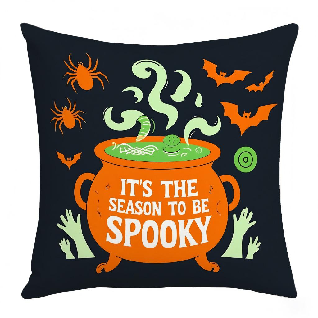 New Halloween Pillowcase Combination Sofa with Pillowcase Pillowcase Car Waist with Company Gift