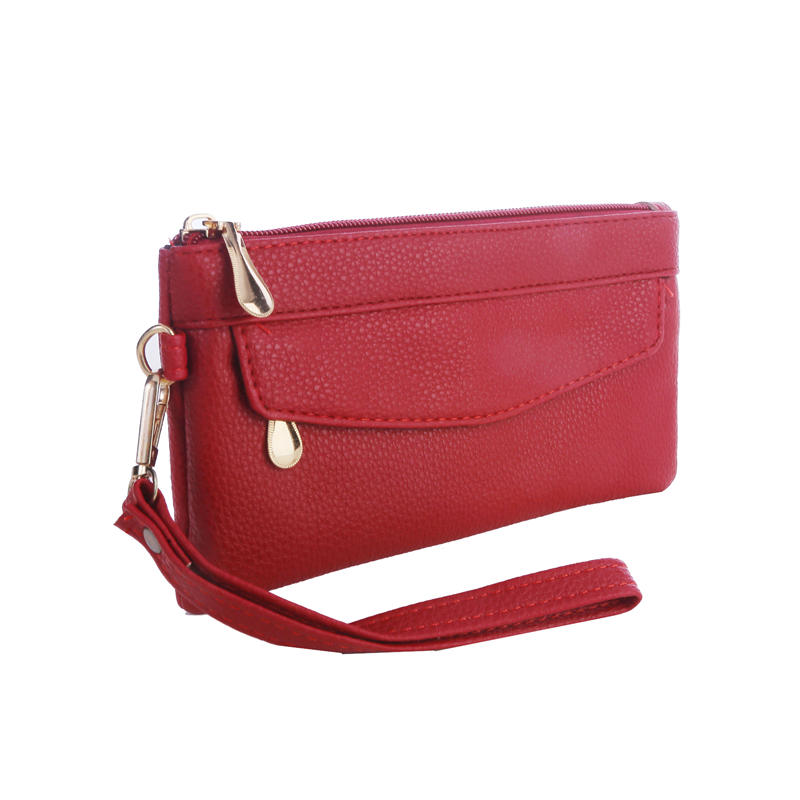 Women Vintage Soft Leather Wristlet Wallet Clutch Purses Portable Outdoor Handbag Shopping Commuting Bags