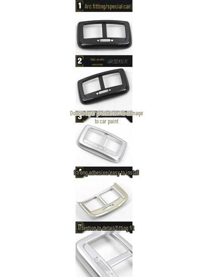 KX7 Rear Air Outlet Decorative Frame for Third-Row AC Vent - Car Accessory