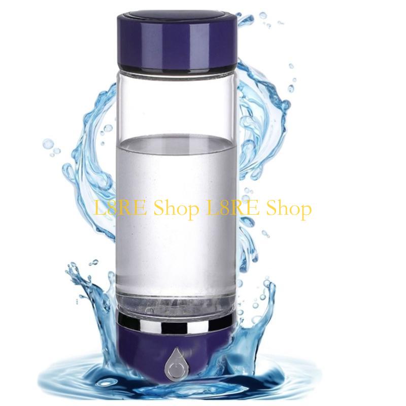 L8RE Practical 420ML Water Cup H Rich Water Cup Hydrogens Water Generator Plastic Texture Perfect for Positive Lifestyle
