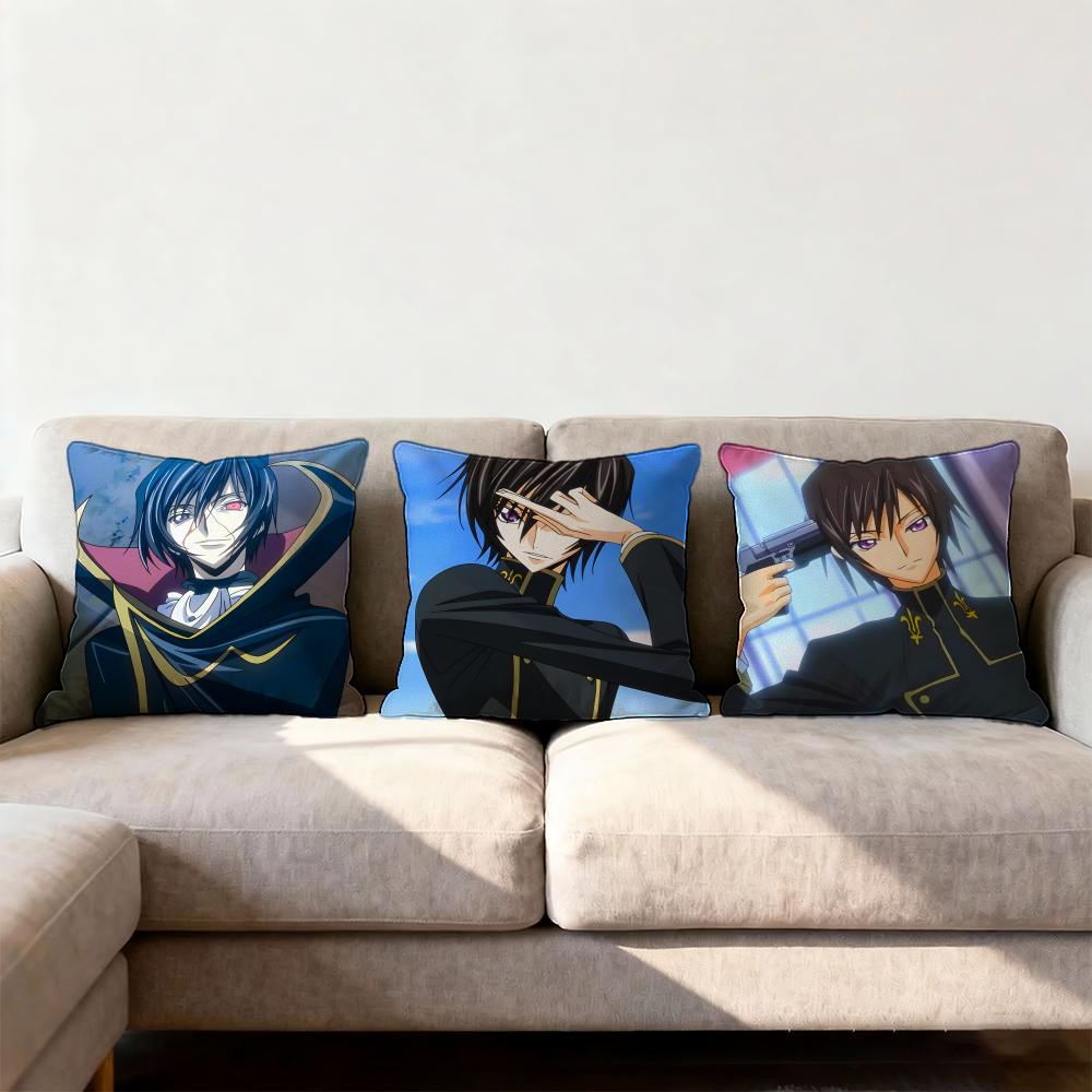 Lelouch of the Rebellion Cushion Cover Premium Comfort Reversible Pillow Cove -Two in One Design for Any Room & Car Interior