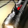 5000MAH Powerful LED Flashlight Ultra Bright  Light Emergency Spotlight Long Range Zoom Torch Fishing Lamp With Built-in Battery