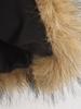 Stylish Women's Casual One-Piece Leather & Fur Jacket
