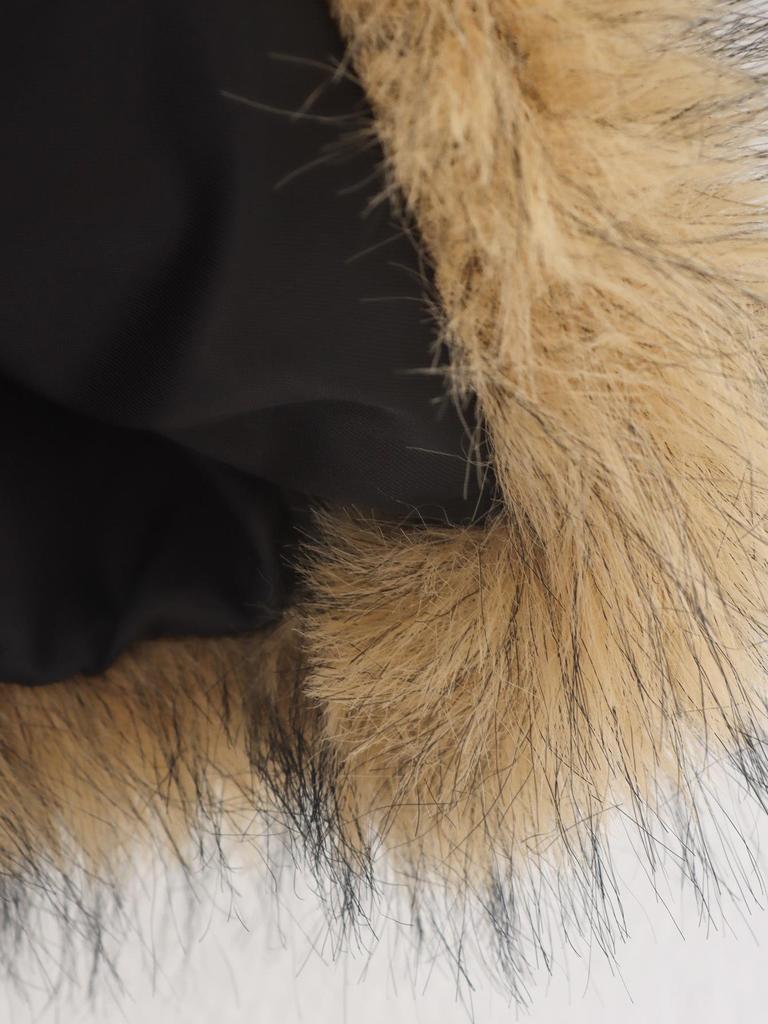 Stylish Women's Casual One-Piece Leather & Fur Jacket