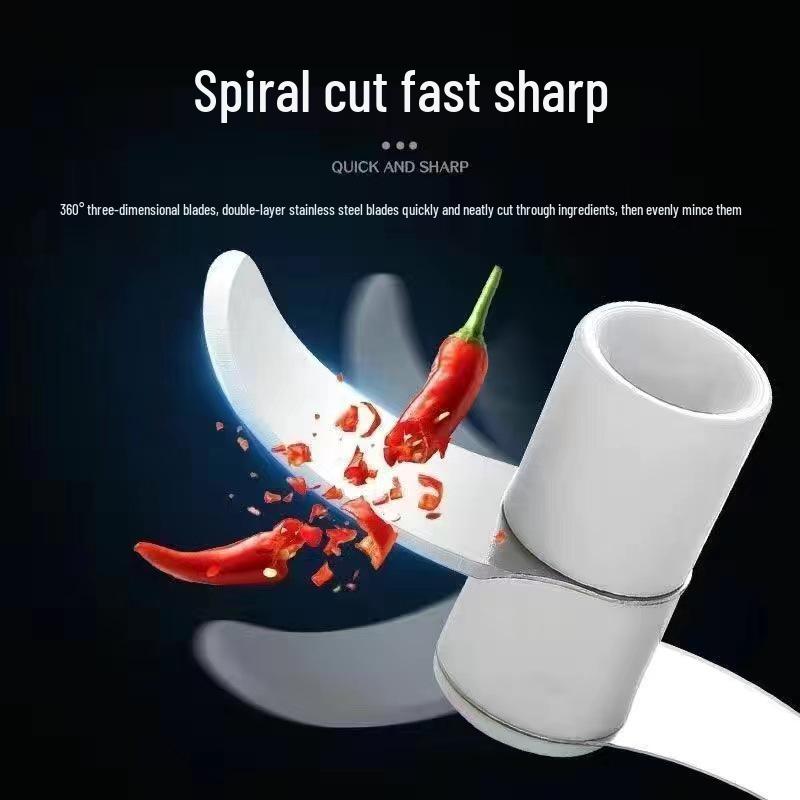 

Мини-измельчитель чеснока и овощерезка для дома - Утолщенный ручной дизайн для чесночной пасты и пюре