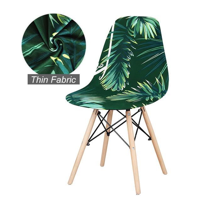 1 /2 /4 /6 Pcs Seat Cover For Shell Chair Washable Removable Armless Shell Chair Cover Banquet Home Hotel Slipcover Seat Case