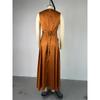 Summer Women's Dress Temperament Sleeveless Slim Ruffle Mid-Length Irregular Dresses