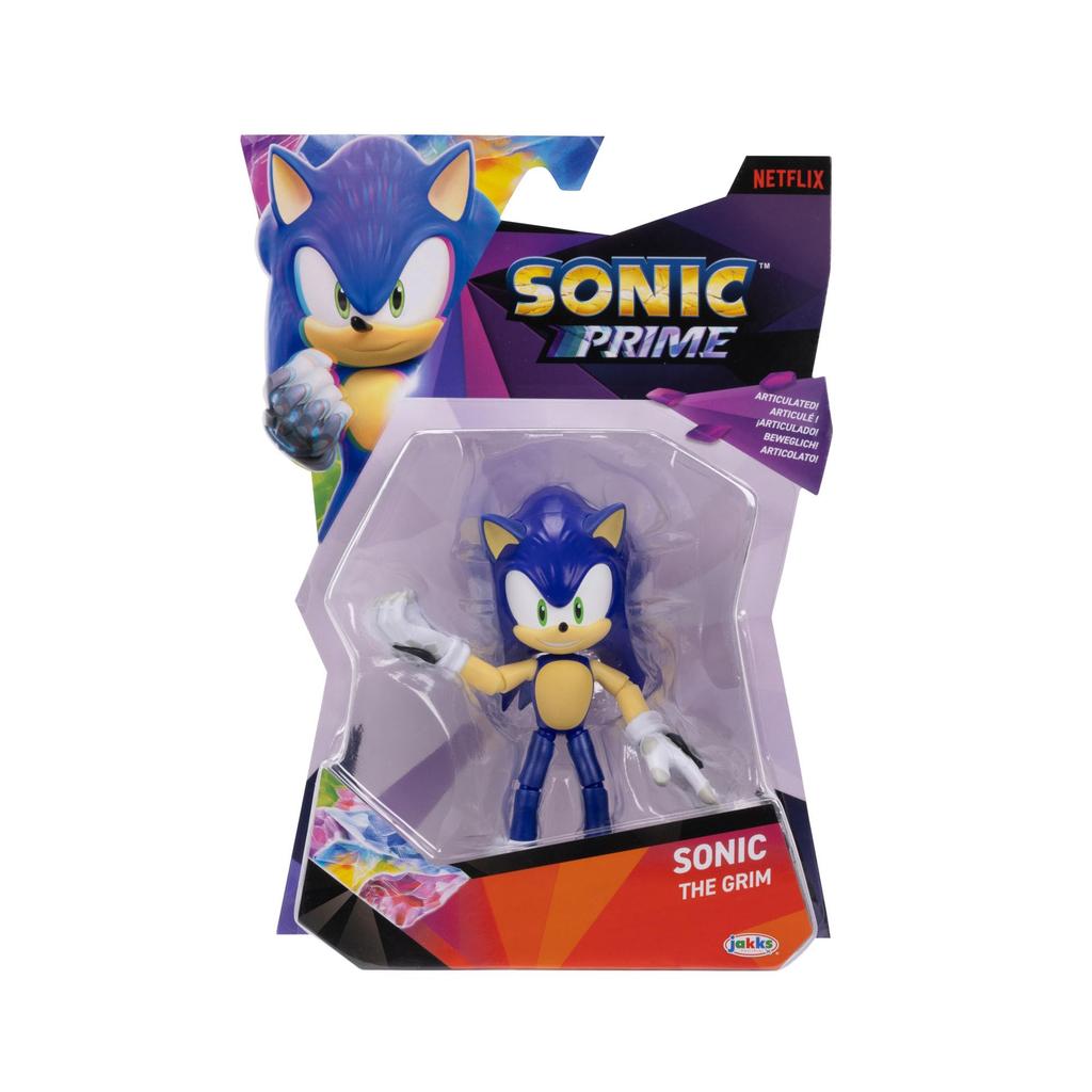 Sonic the Hedgehog Prime Sonic the Hedgehog Grimm Action Figure with 13 Points of Ages Licensed by Sega and 5-inch - Articulation, 3+ (Officially