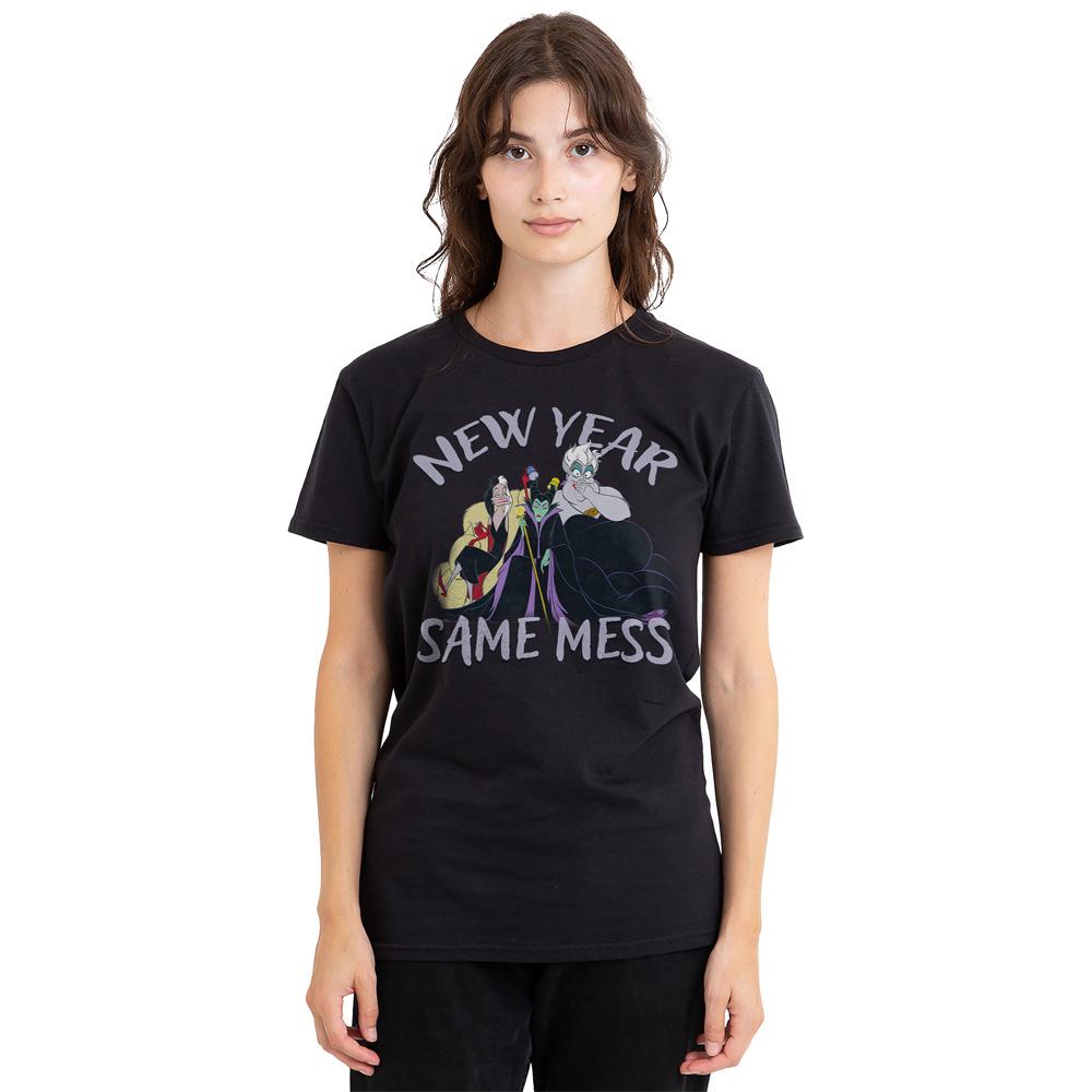 Disney Villains Unisex Adult New Year, Same Mess T-Shirt
