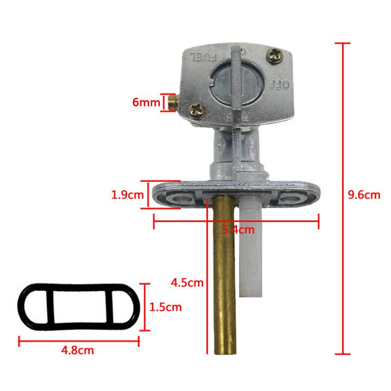 Gas Fuel Tank Tap Switch Valve Petcock For YAMAHA XT 600 XT600E WR500 TTR 225 TTR 230 TTR 250 YZ125 YZ250 YZ400F FZR 600 FZR600R