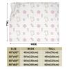 Rilakkuma Candy Strawberry Korilakkuma Blankets  Flannel Throw Blanket Summer Air Conditioning Personalised Soft Warm Bedsprea,