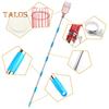 Fruit Picker with Basket Stainless Steel Segmented Long Handle Fruit Harvesting Tool Detachable Multi-purpose Fruit Picker for Avocado Lemon Pear