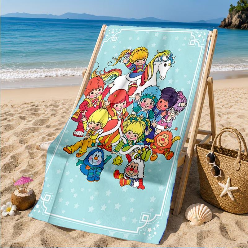 Rainbow Adventure Beach Towel, Microfiber Beach Towel, Perfect For Pool, Beach, Travel, Home Decor Beach Party Fan Gifts