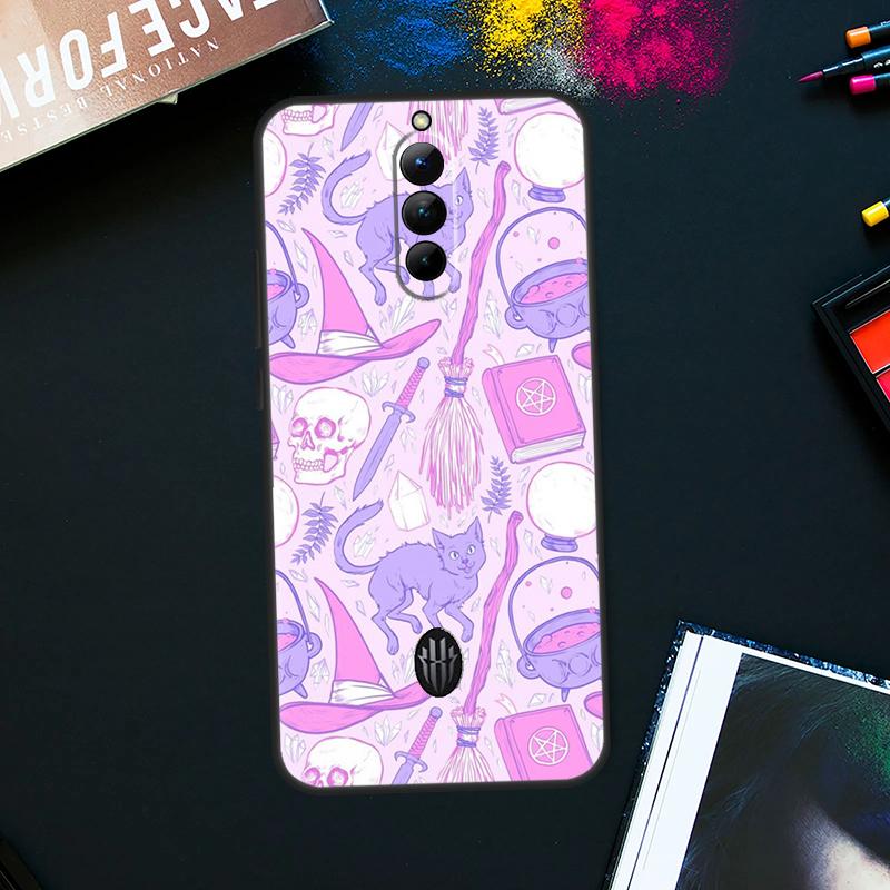 

Magic Witch Witchcraft Case For ZTE Nubia Red Magic 9 Pro Plus RedMagic 8 8S Pro Plus 6 7 6S 7S Pro 5G 5S 6R Cover Red Magic 5S