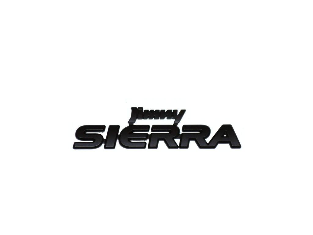 Matte Black Jimny Sierra jimnySIERRA Car Name Emblem Rear (JB74W)
