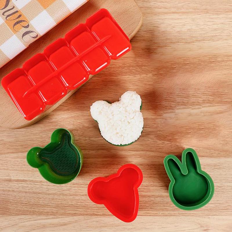 1Pc Cute Sushi Tools Onigiri Molds Rabbit Animal Shape Sushi Kids Rice Mashed Potato Pumpkin Mash Baking Supplies Kitchen Gadget
