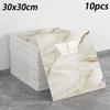 10Pcs Marble Wallpaper Super Strong Adhesive Waterproof Sticker For Bathroom Kitchen Decor Design