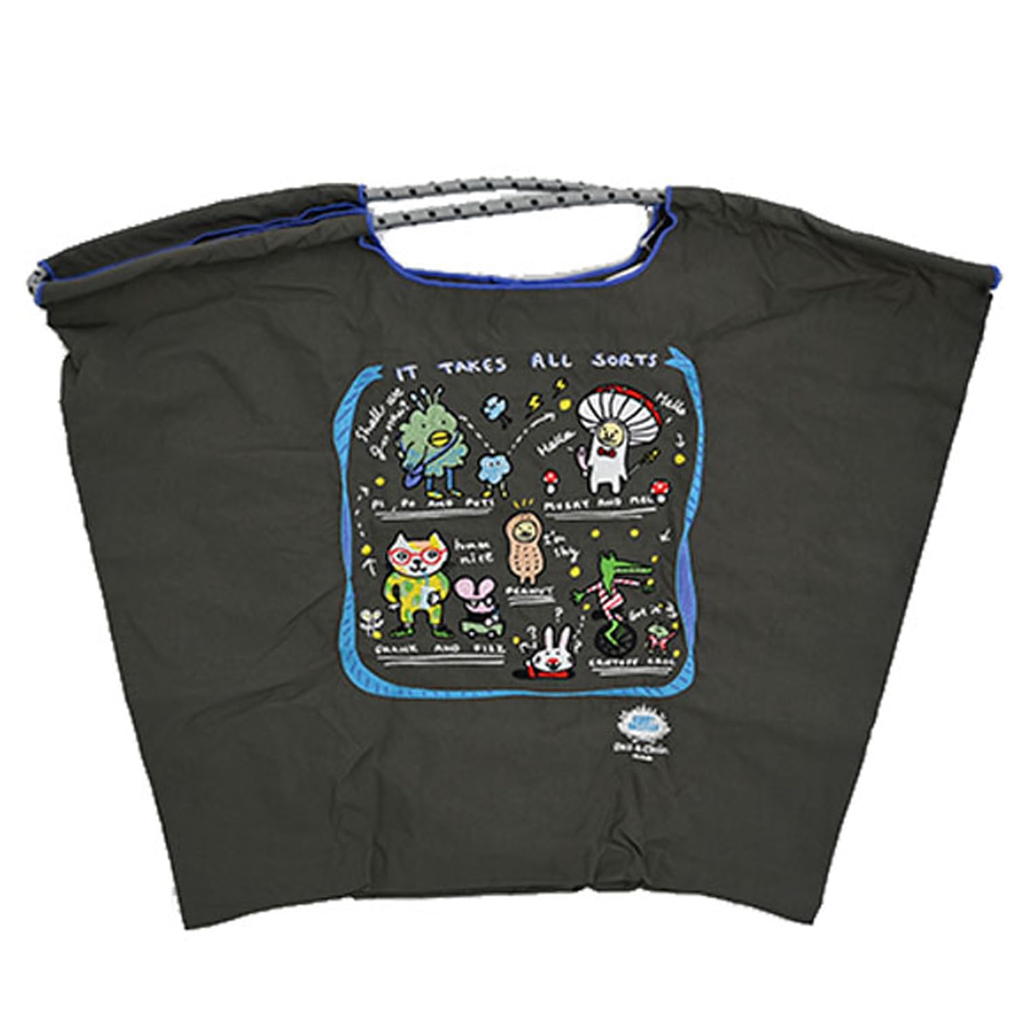 

Шариковая цепочка Аутентичный TAKES ALL SORTS Размер L BOBBY DAZZLER Эко-сумка Сумка-тоут Вышивка Подарок Хидеаки Михара 322105 & B.IT (К.ГРЕЙ, Л.)