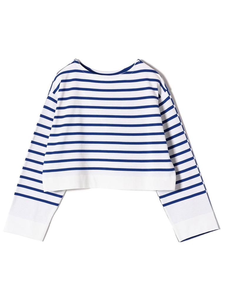 Ships for Women TOKUSHIMA Striped Hand Front and One Size Knit, Washable, 2-Way Back, Women's, 316010801, Blue,