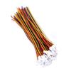 20 Set Cables Set 1.25mm Pitch 3P Male&Female Connector 3P 10cm 3P Connector Single-ended Connector Plug Circuit Board Use