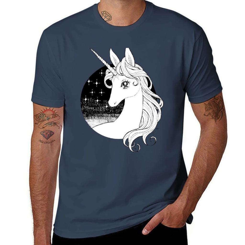 The Last Unicorn Tshirt Large Size Basic Casual Tshirt