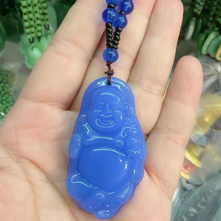 Imitace aventurínu Svetrový náhrdelník - Design zelí Guanyin od značek Wu Shi a Dragon & Phoenix