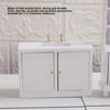 Mini Washbasin Cabinet Model 1:12 Simulation Life Scene Vivid Delicate Miniature Dollhouse Decoration Accessories