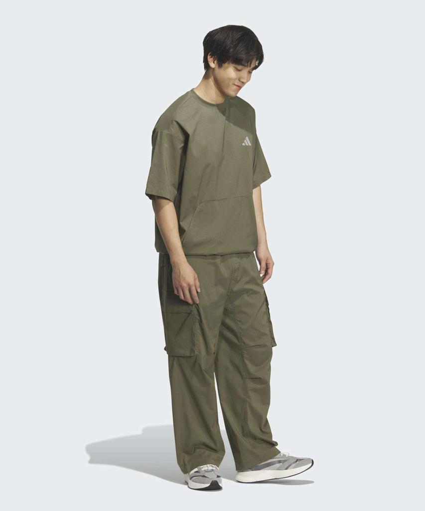 ADIDAS City Tech Loose Fit Woven Cargo Pants - Olive / Ks1178
