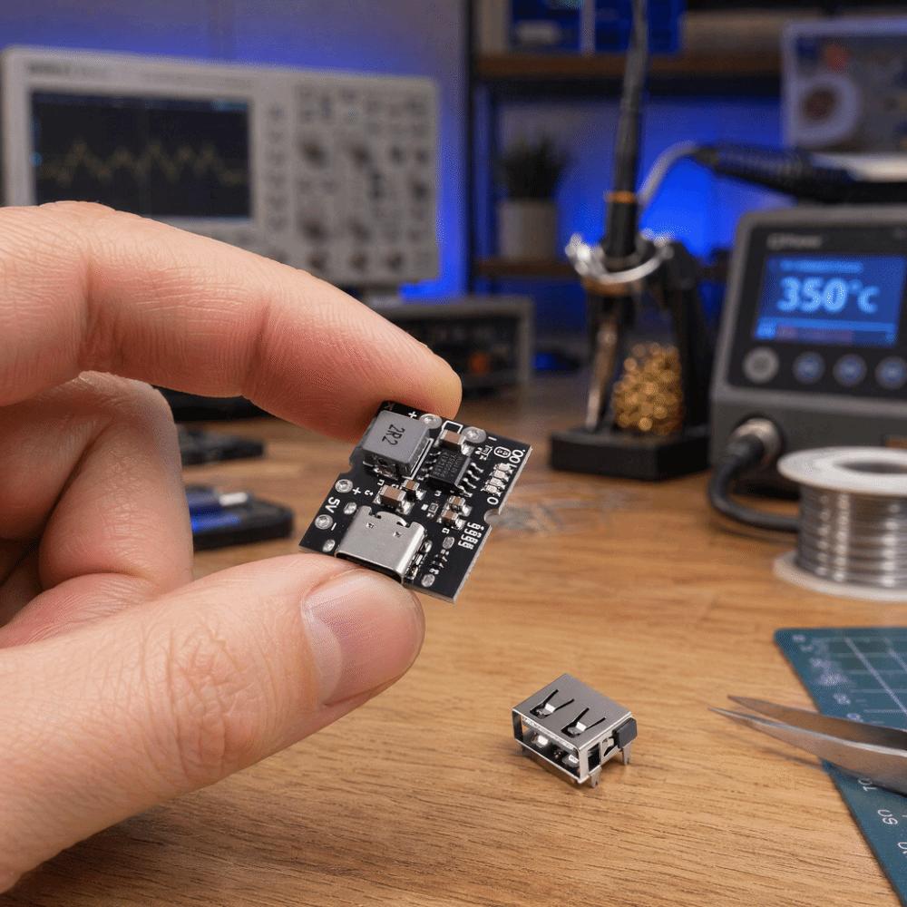 5V 2A 5V 3.1A Power Supply Module Type-C Connector USB Charging Board  DIY Electronics