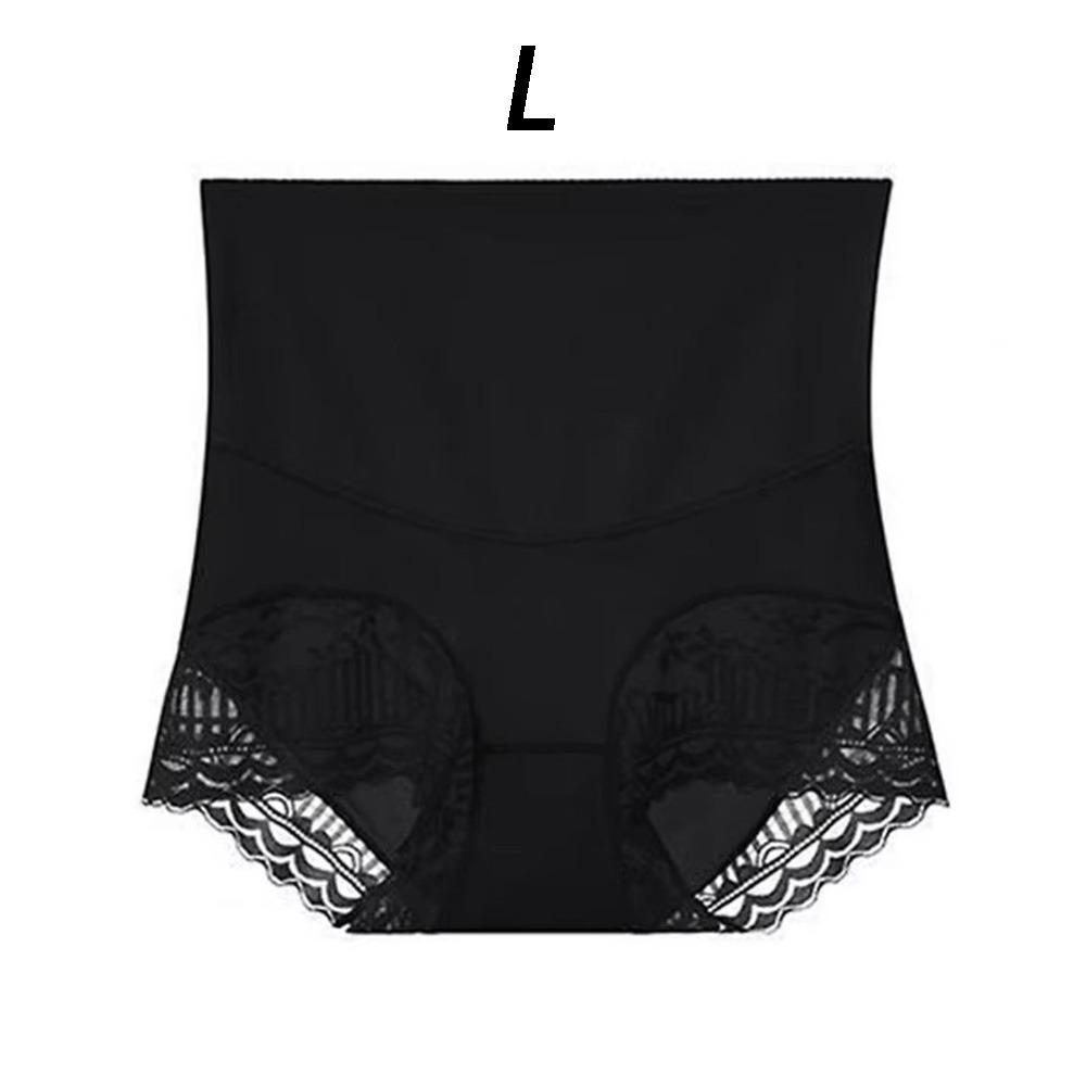 Lace Trim Slimming Underwear High Waist Shapewear Comfortable Tummy Control Panties  Women Wear