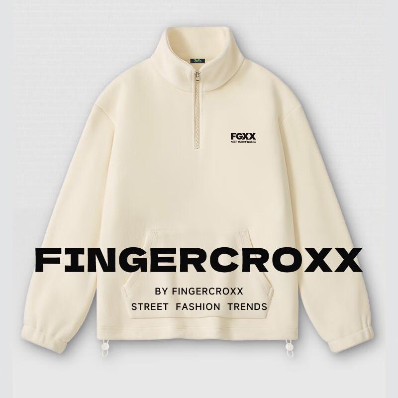 Fingercroxx Men's Winter Fleece-Lined Sweatshirt