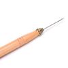 Wood Handle Feather Hair Extension Kit Thread Hook Needle Pulling Tool Salon Diy