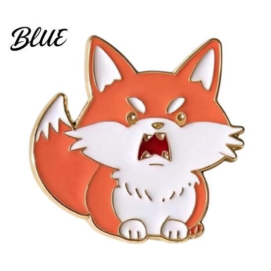 Animal Brooch Enamel Pin Cartoon Cat Dog Panda Lion Design