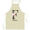 Tablier de cuisine - Floriane Lettre - Impression bretonne - Coton résistant - Liens ajustables