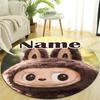 Personalized L-Labubu Round Chair Office Rug - Perfect for Mat, Office Chair & More - Ideal Gift for Birthdays and Holidays