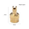 Slotted Valve Cap Wheel Tires Valves Covers Valve Core Remover Wheel Caps Tire Valve Stem Caps
