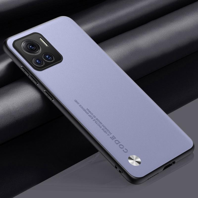 Carcasă de lux din piele PU pentru Motorola Edge 30 Ultra, husă spate din silicon cu protecție completă pentru telefon pentru Motorola Moto Edge30 Ultra