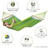 LA SIESTA Hammock with bar single size Alisio 1 Hamactex for outdoor use ALR14 [for person] (Lime ALR14-48)