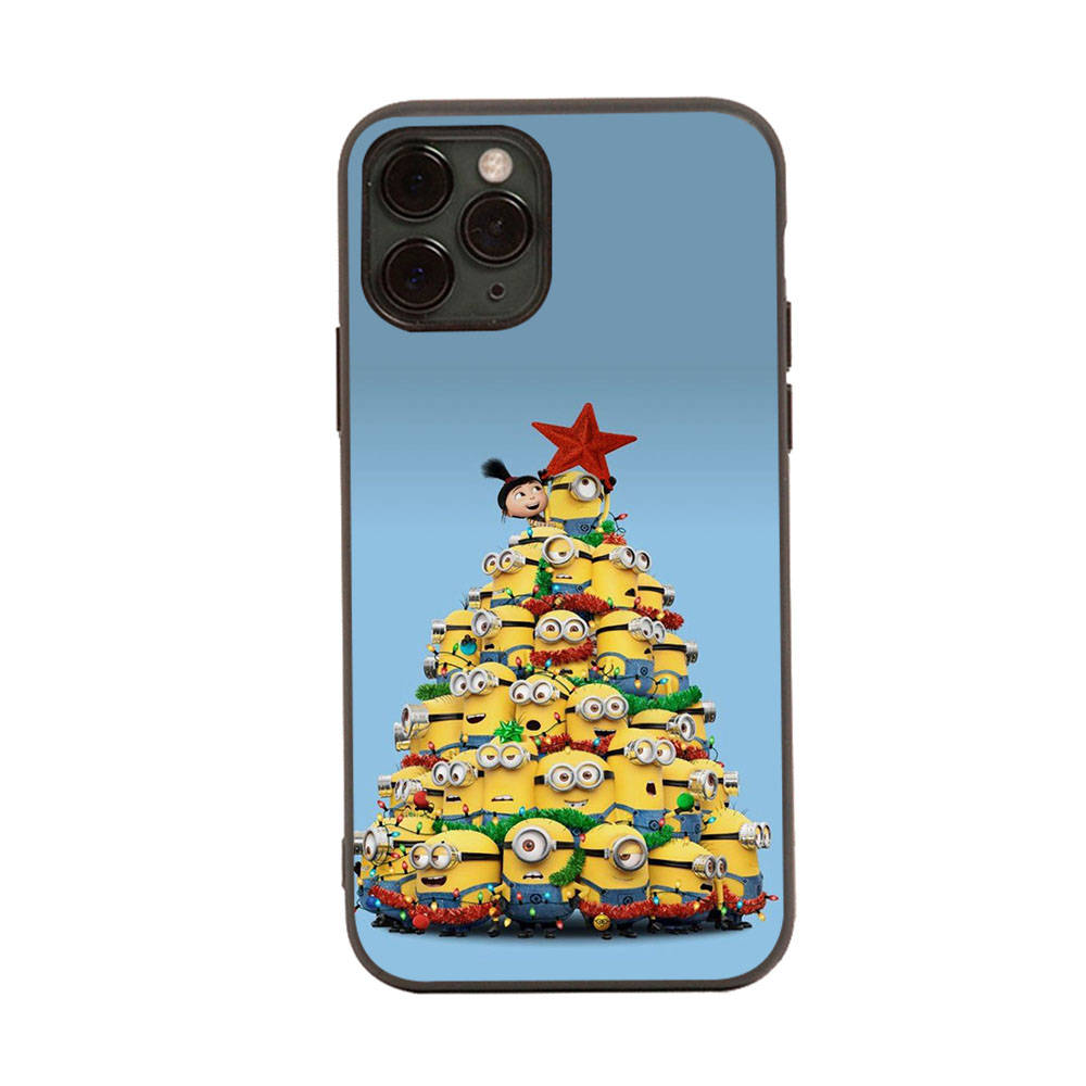 Deksel til Xiaomi Poco X6 X4 M5 M6 F5 F6 C65 C55 C50 C51 C40 Redmi Note 7 8 14C A3X 13C 12C 11 10A 9C Pro Svart Mykt Deksel MI30 Søte Minions