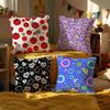 Cartoon Style Pattern Cushion Cover Set of  Decorative Short Plush Pillow Covers for Sofa Soft  Cushion Case X Cm
