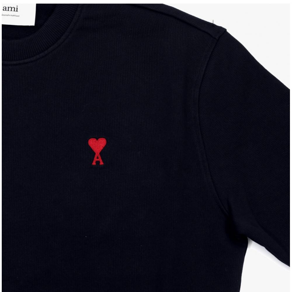 Sudadera con logo de corazón pequeño Ami Bfusw035