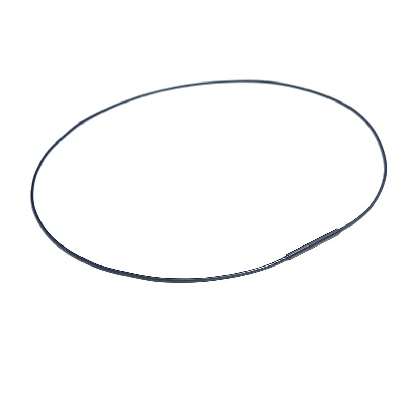 

Мода Чрезвычайно Тонкий Черный Ручной Работы и Простой Женский Вощеный Кожаный Шнур Circumference 33cm