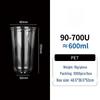 Yang Ge Disposable Plastic Cold & Coffee Cups (100 Count)