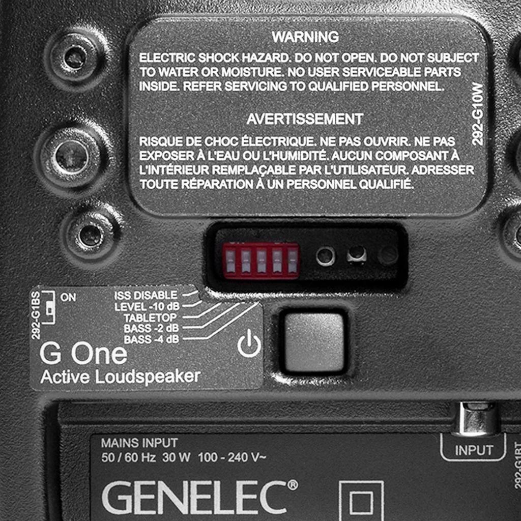 Genelec Genelec G One Active Speaker Monitor Speaker 5 Year Warranty (2 Pieces/Pair) (Black)