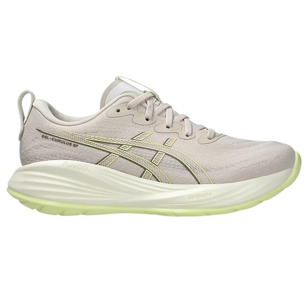 Asics  Gel Cumulus 27 Mineral Beige Huddle Yellow Women Sneakers Grey 1012B772-250