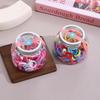 Cute Candy Color Hair Ties for Girls - Non-Damaging Rubber Bands & Towel Rings
