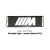 Metal Car Emblem Logo Decorative Stickers Badge Decal Interior For BMW M Performance Alpina M3 M5 M6 X1 X3 X4 X5 G20 bzcp38