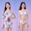 European & American Plus Size Halter Tie Sexy Bikini Swimsuit
